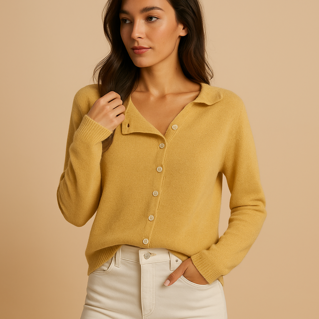 Light round neck sweater for women | Hazel