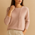 Light round neck sweater for women | Hazel