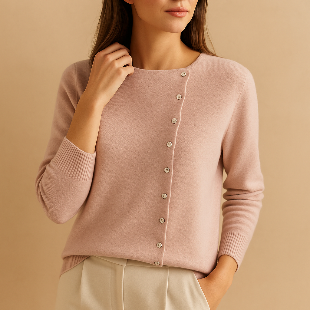 Light round neck sweater for women | Hazel