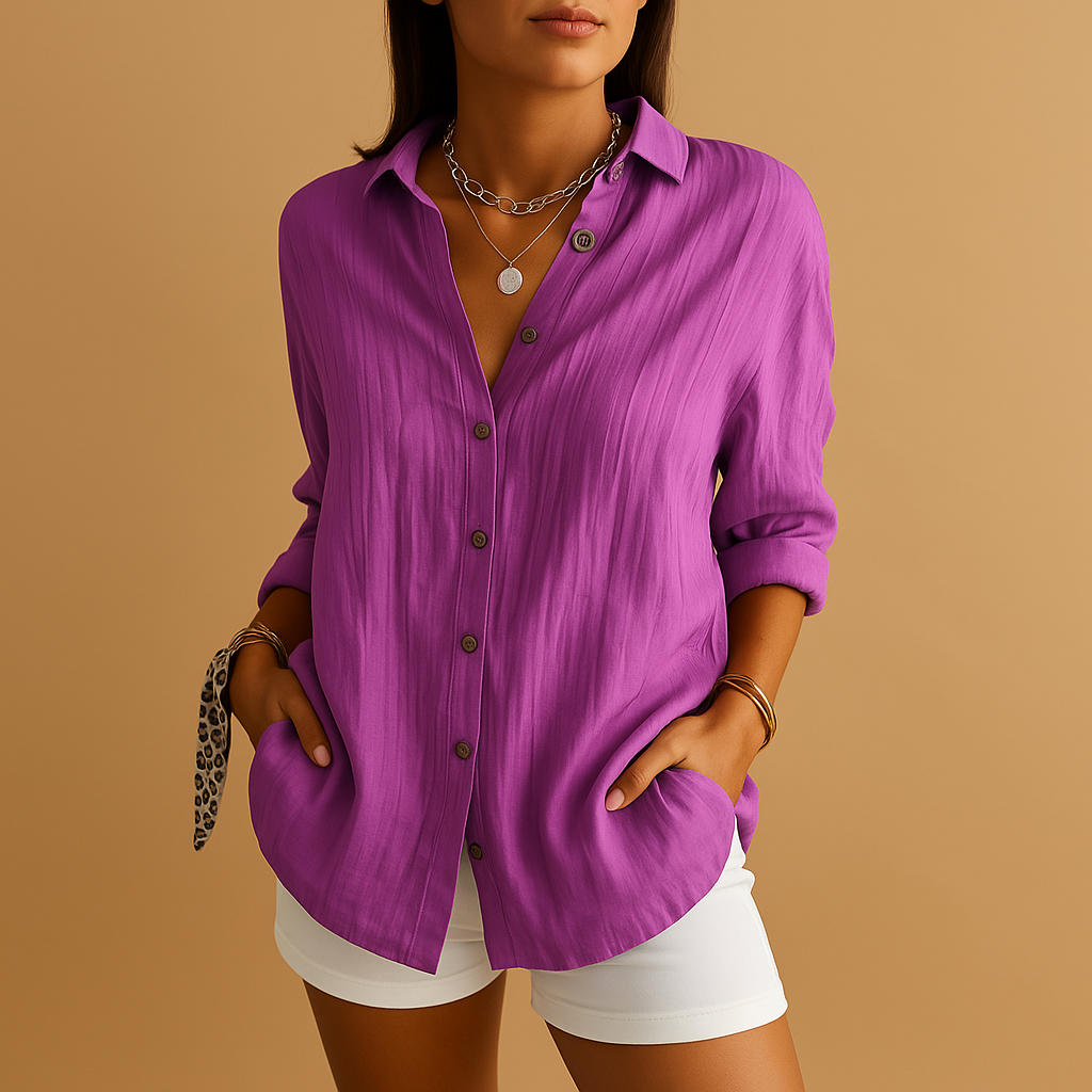 Lightweight blouse with timeless design for women | Amelia