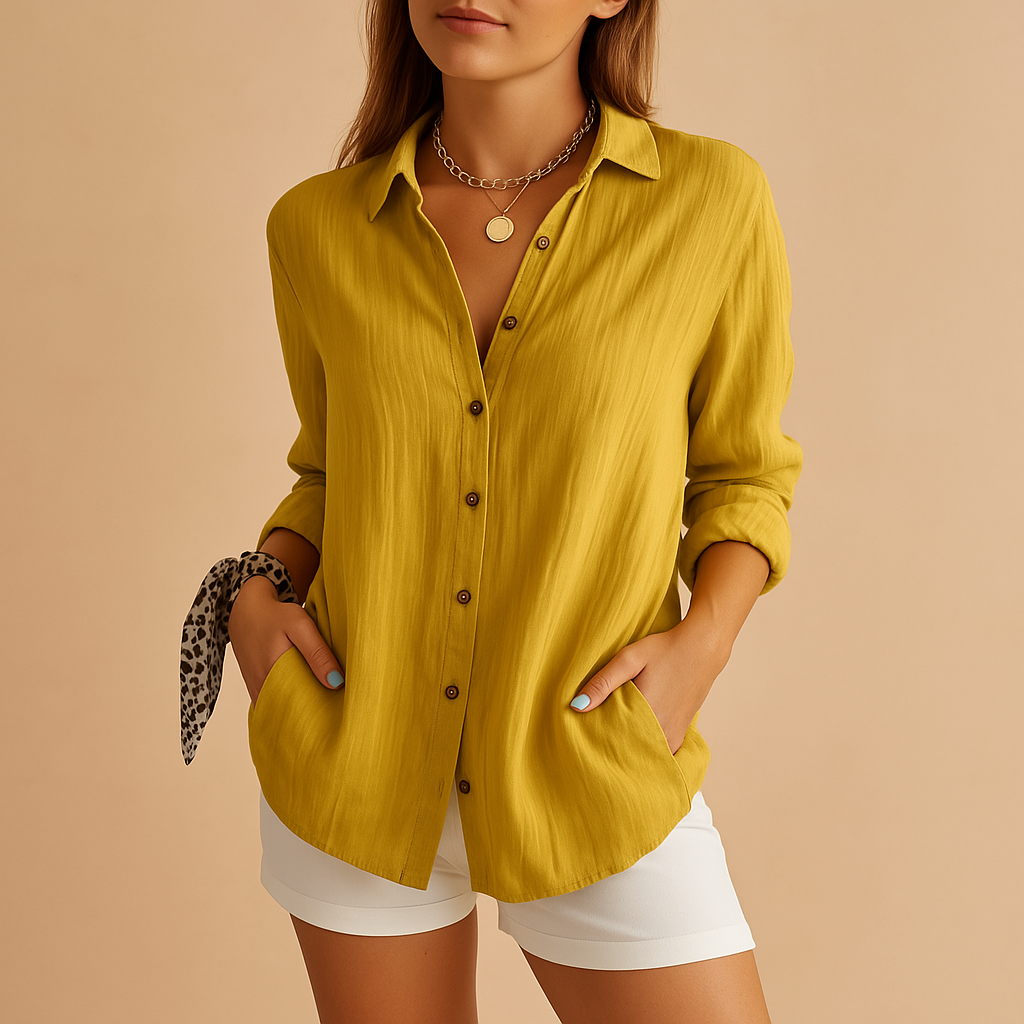 Lightweight blouse with timeless design for women | Amelia
