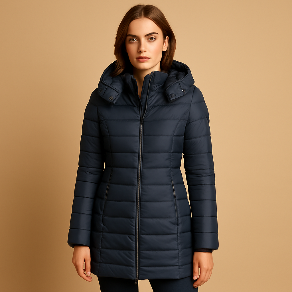 Lightweight padded puffer jacket for women | Hazel