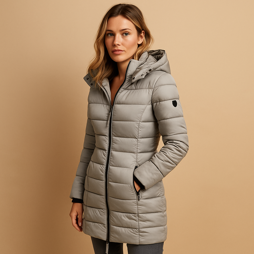 Lightweight padded puffer jacket for women | Hazel