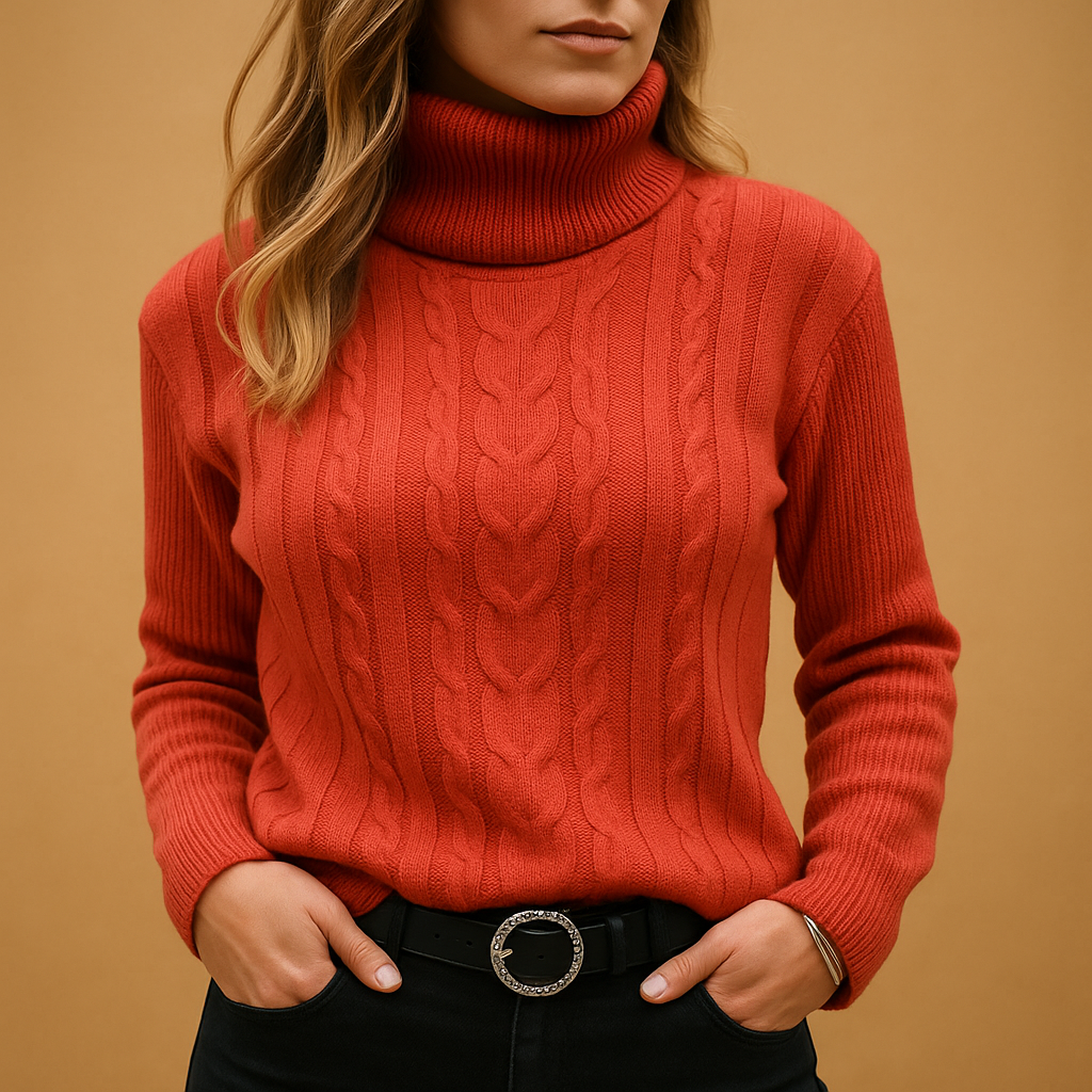 Lightweight turtleneck sweater for women | Sophie