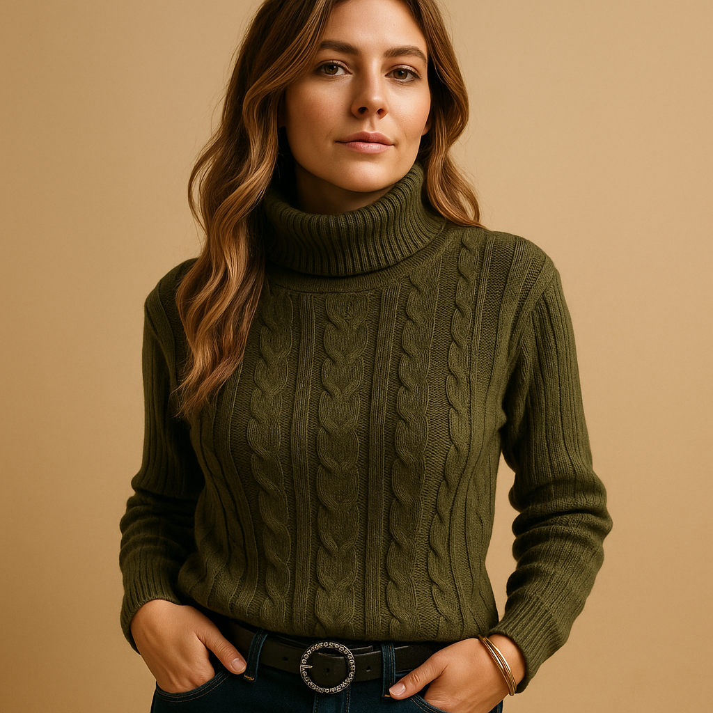 Lightweight turtleneck sweater for women | Sophie