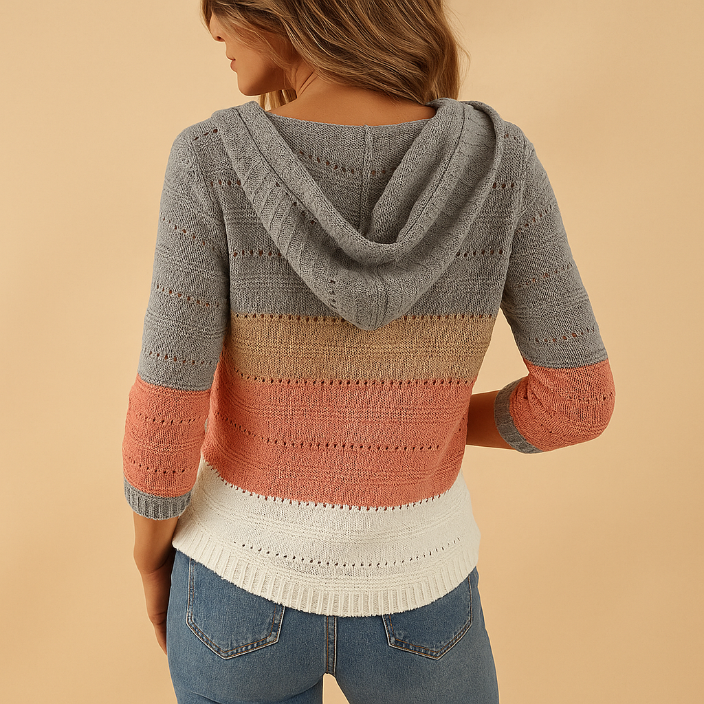 Lightweight V-neck sweater for women | Claire