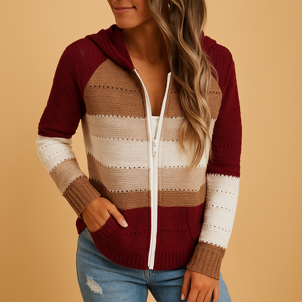Lightweight V-neck sweater for women | Claire