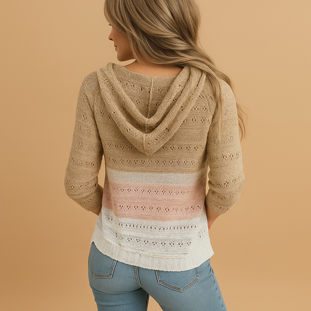 Lightweight V-neck sweater for women | Claire