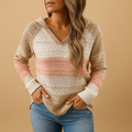 Lightweight V-neck sweater for women | Claire