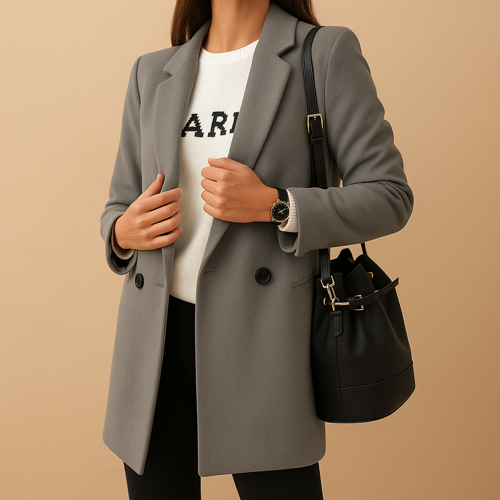 Long elegant jacket for women | Clara
