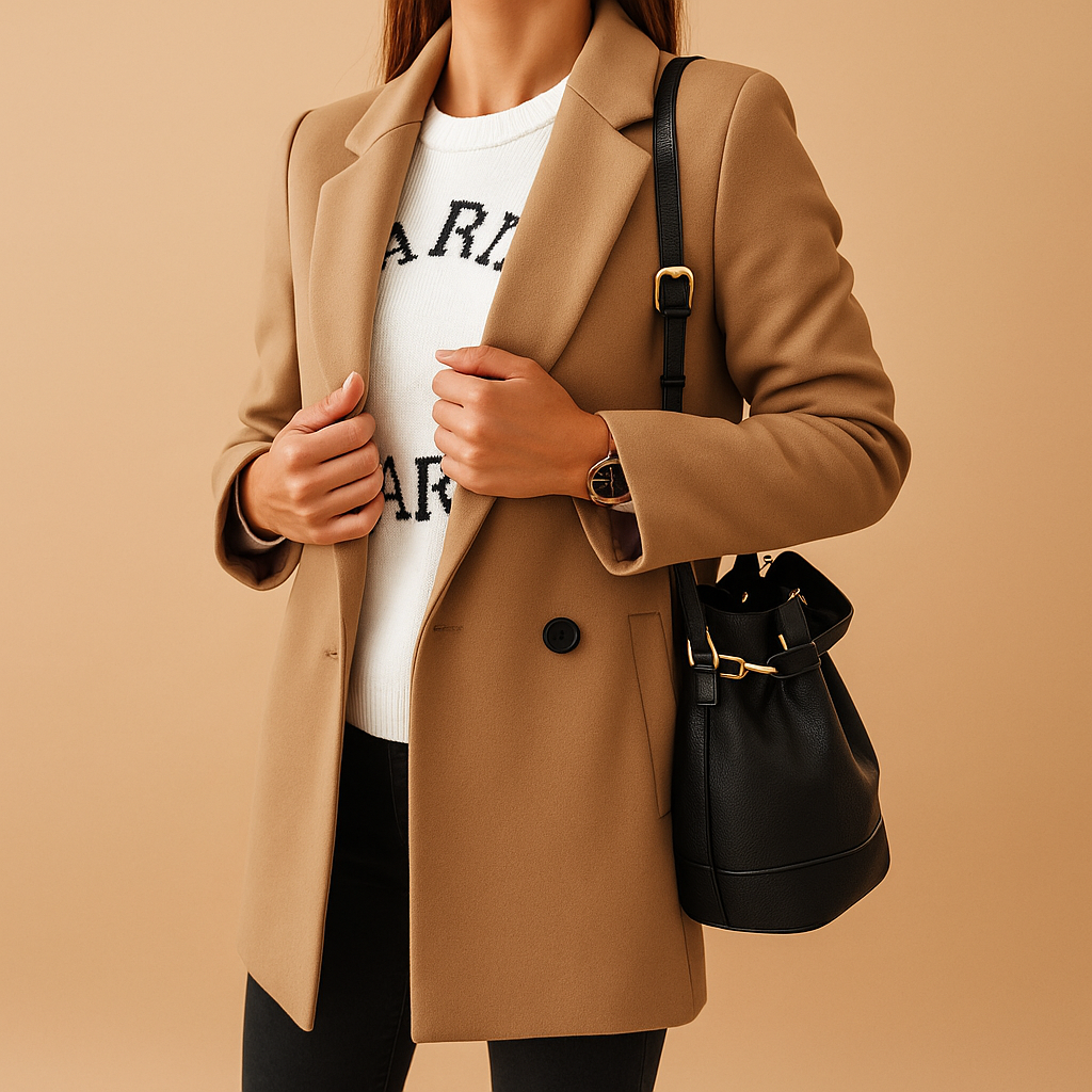Long elegant jacket for women | Clara