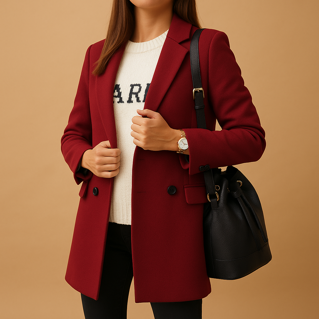 Long elegant jacket for women | Clara