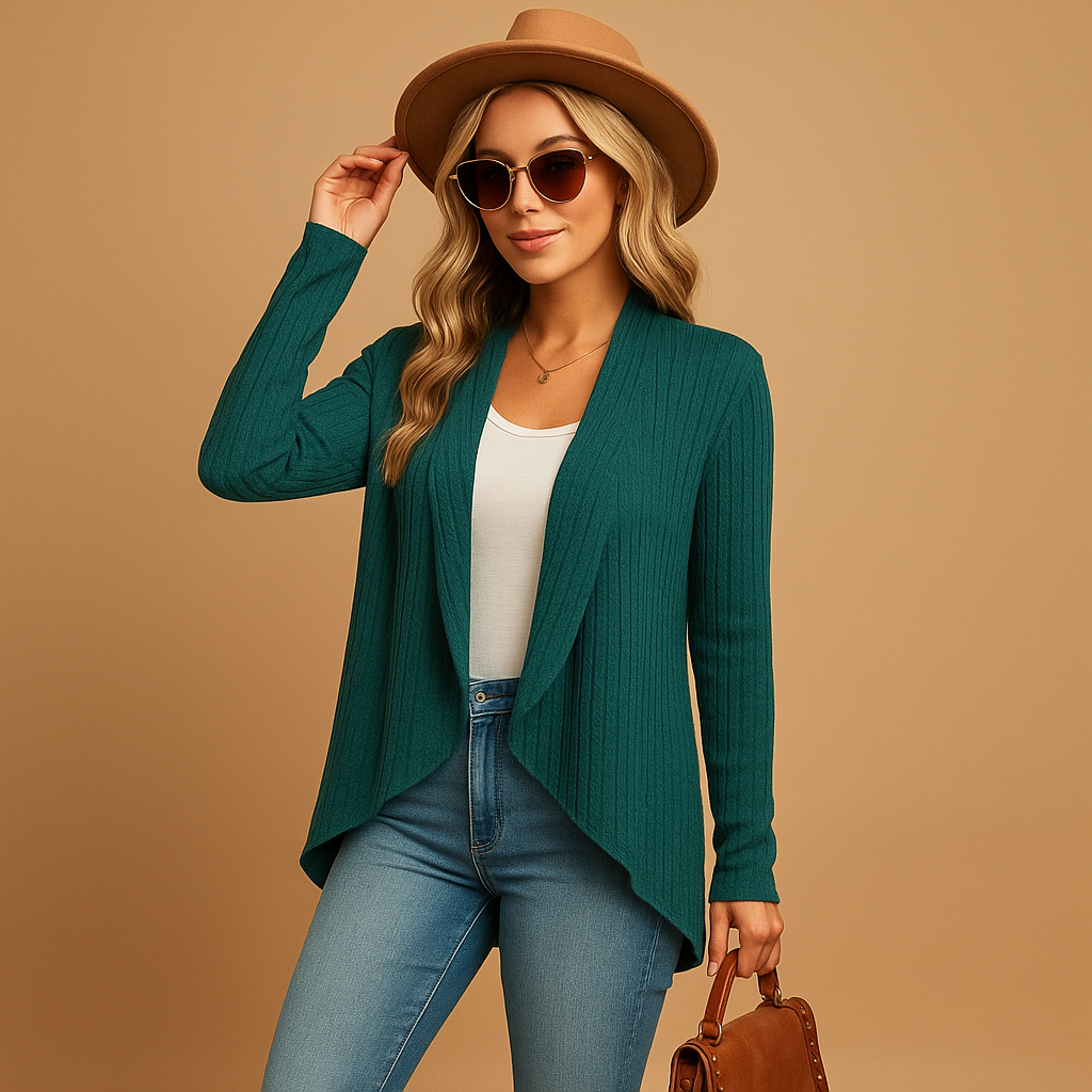 Long knitted cardigan for women | Clara
