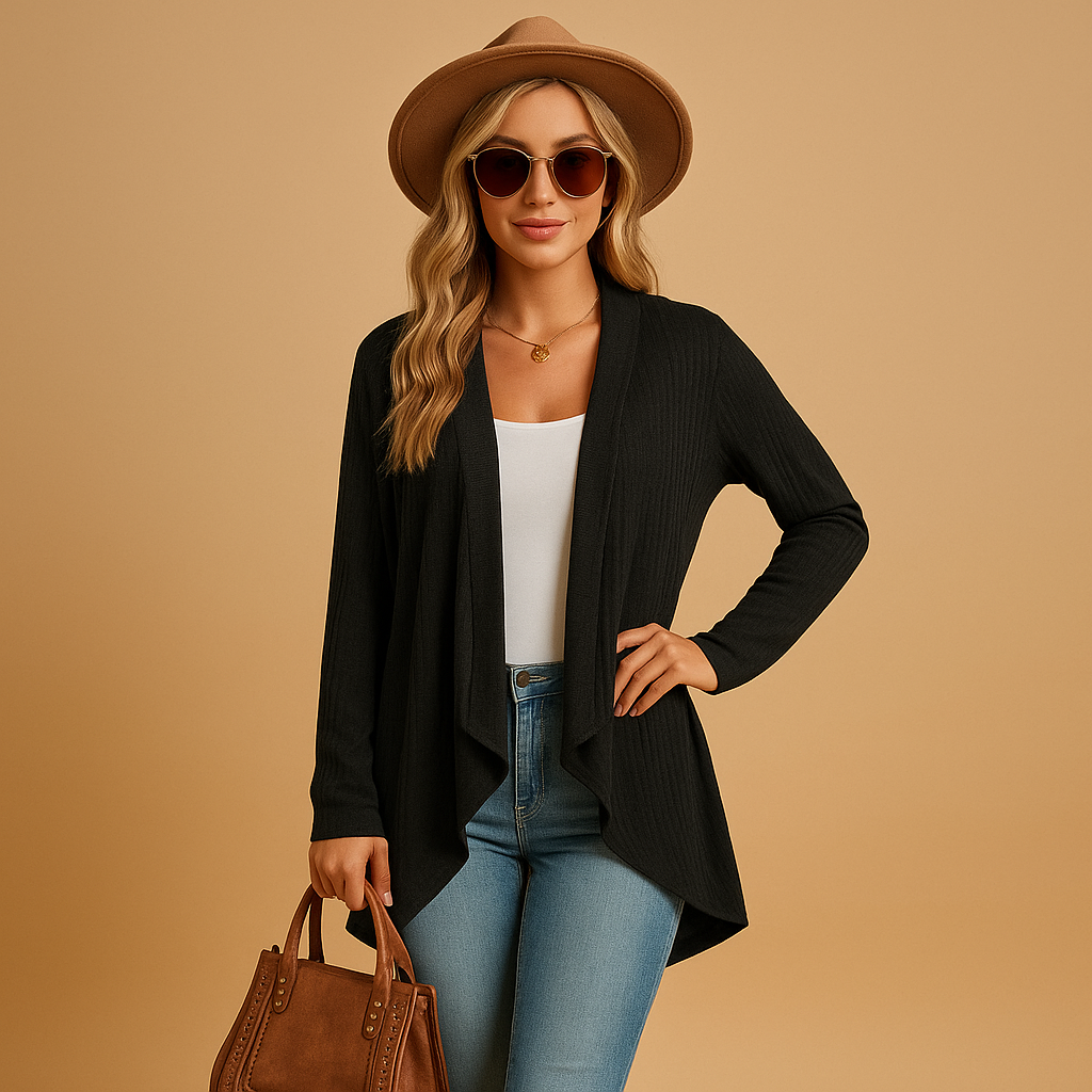 Long knitted cardigan for women | Clara