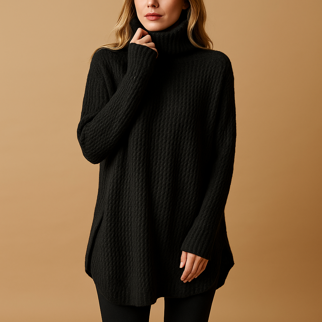Long printed sweater for women | Clara