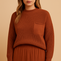 Minimalist knitted pullover for women | Hazel