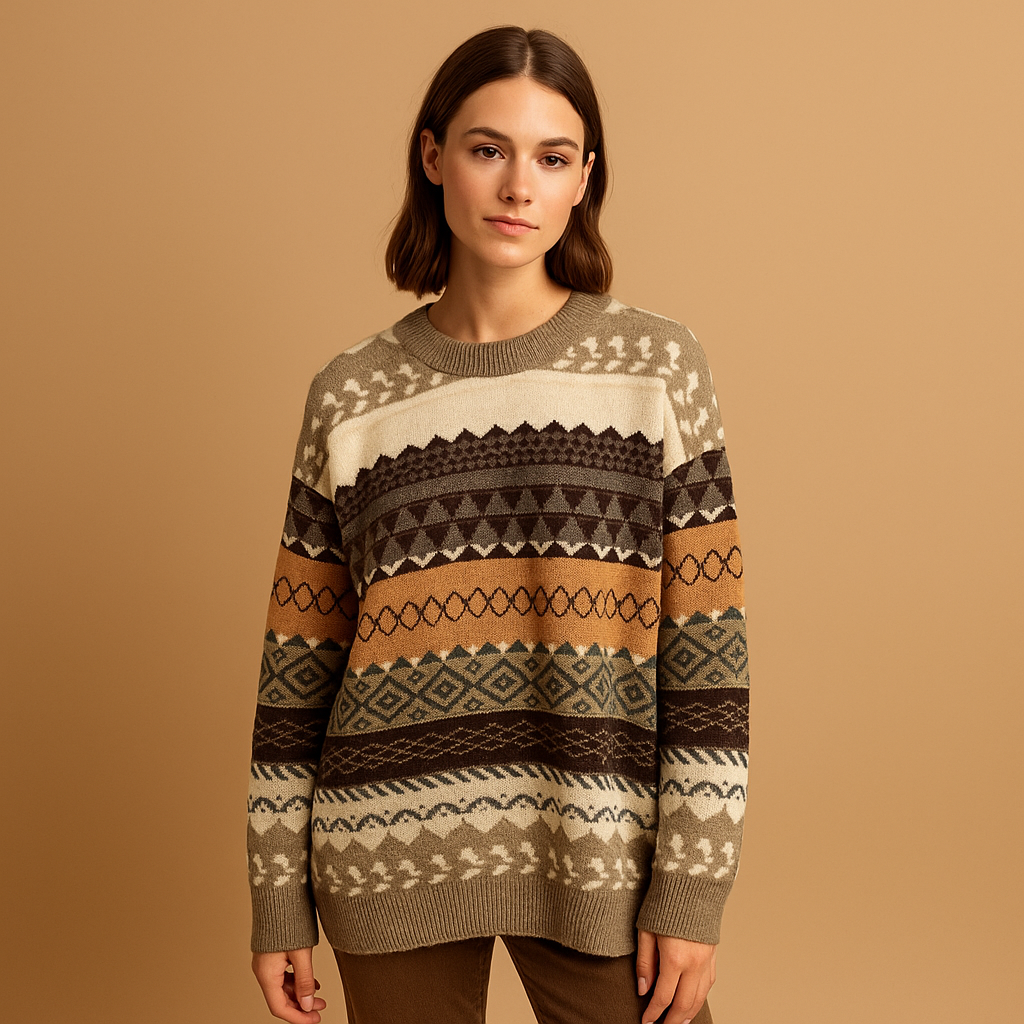 Oversized knitted sweater for women | Celeste