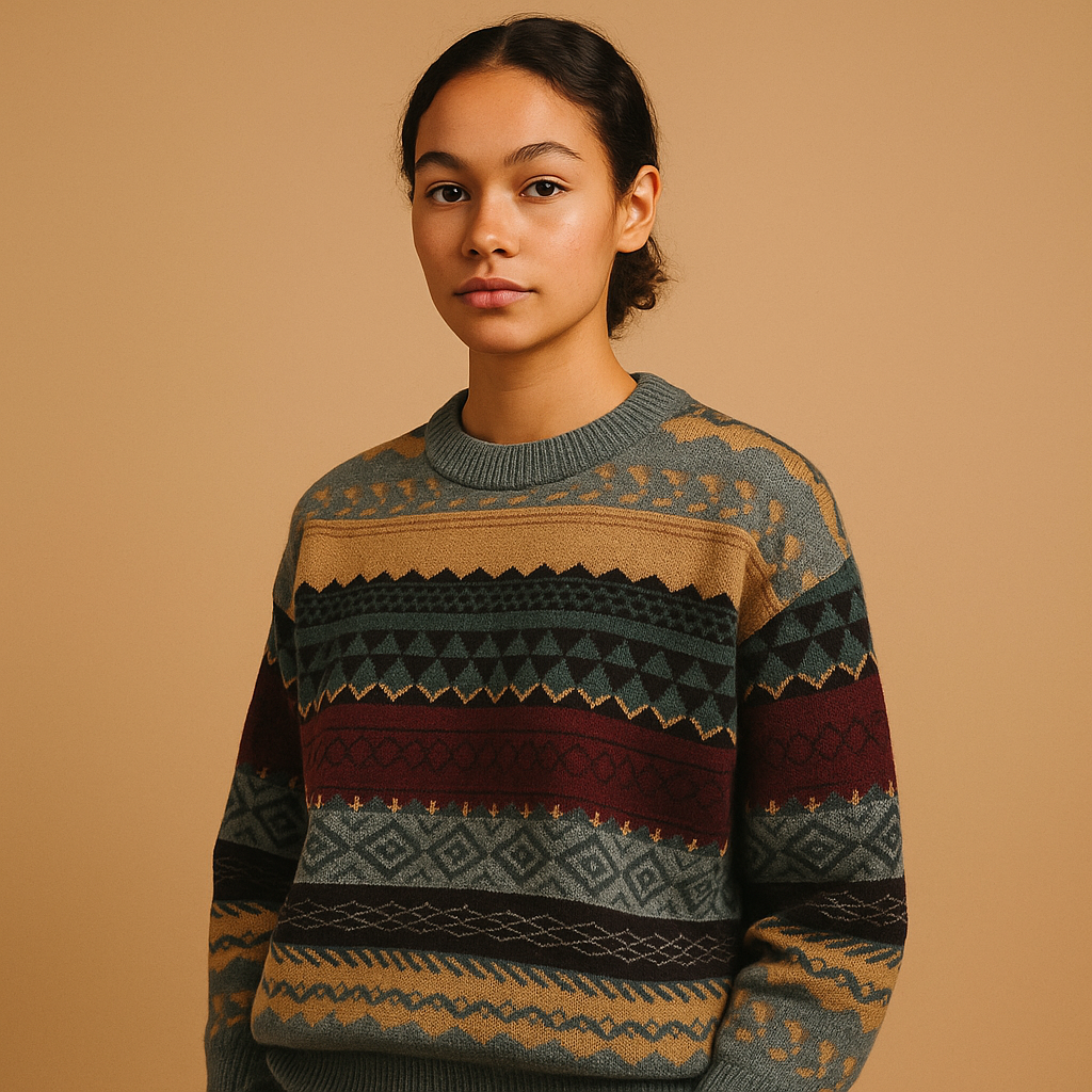 Oversized knitted sweater for women | Celeste