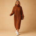 Oversized knitted sweater dress for women | Isla