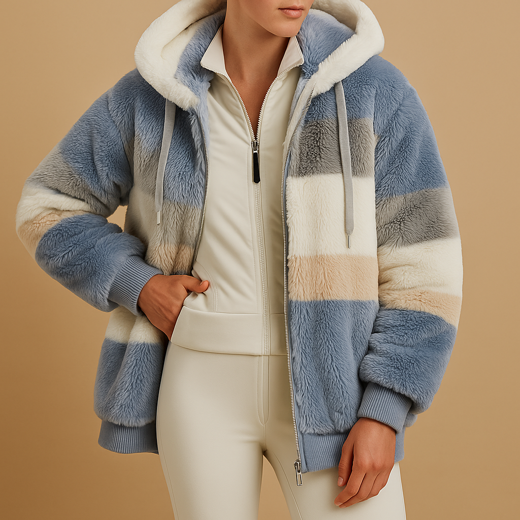 Oversized vintage knit jacket for women | Hazel