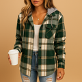 Plaid hooded coat for women | Grace