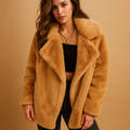 Plush winter coat for women | Lillian