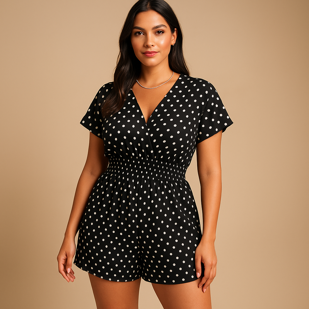 Polka dot jumpsuit for women | Juliette