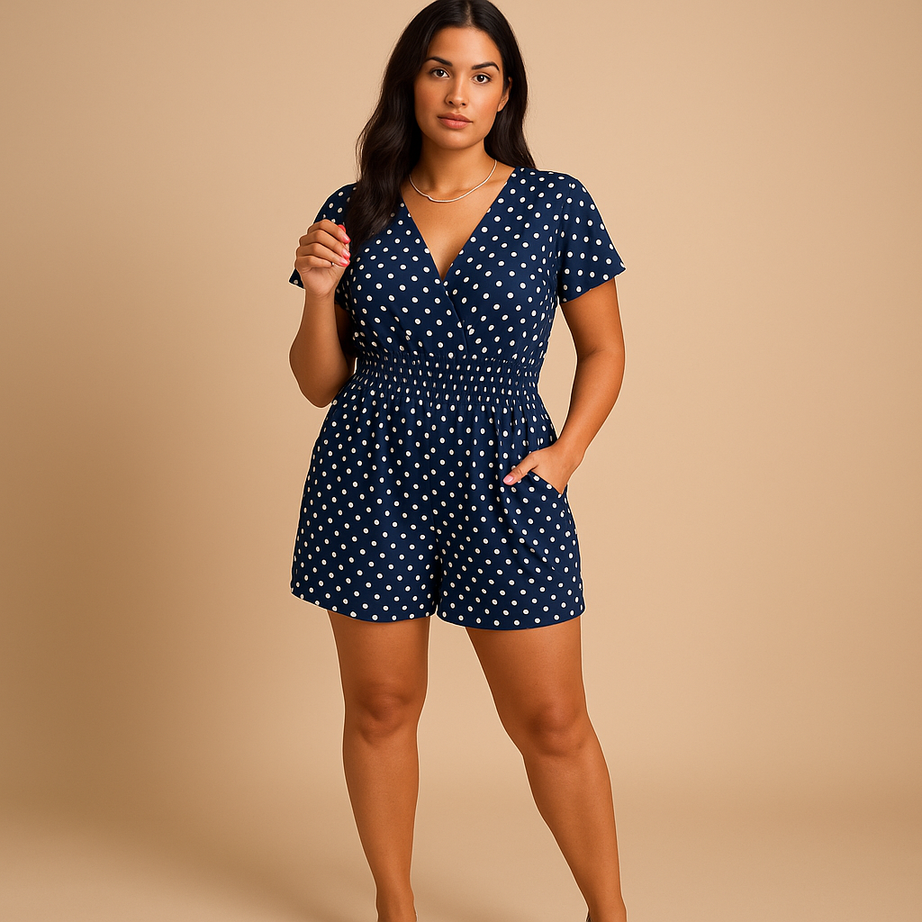 Polka dot jumpsuit for women | Juliette