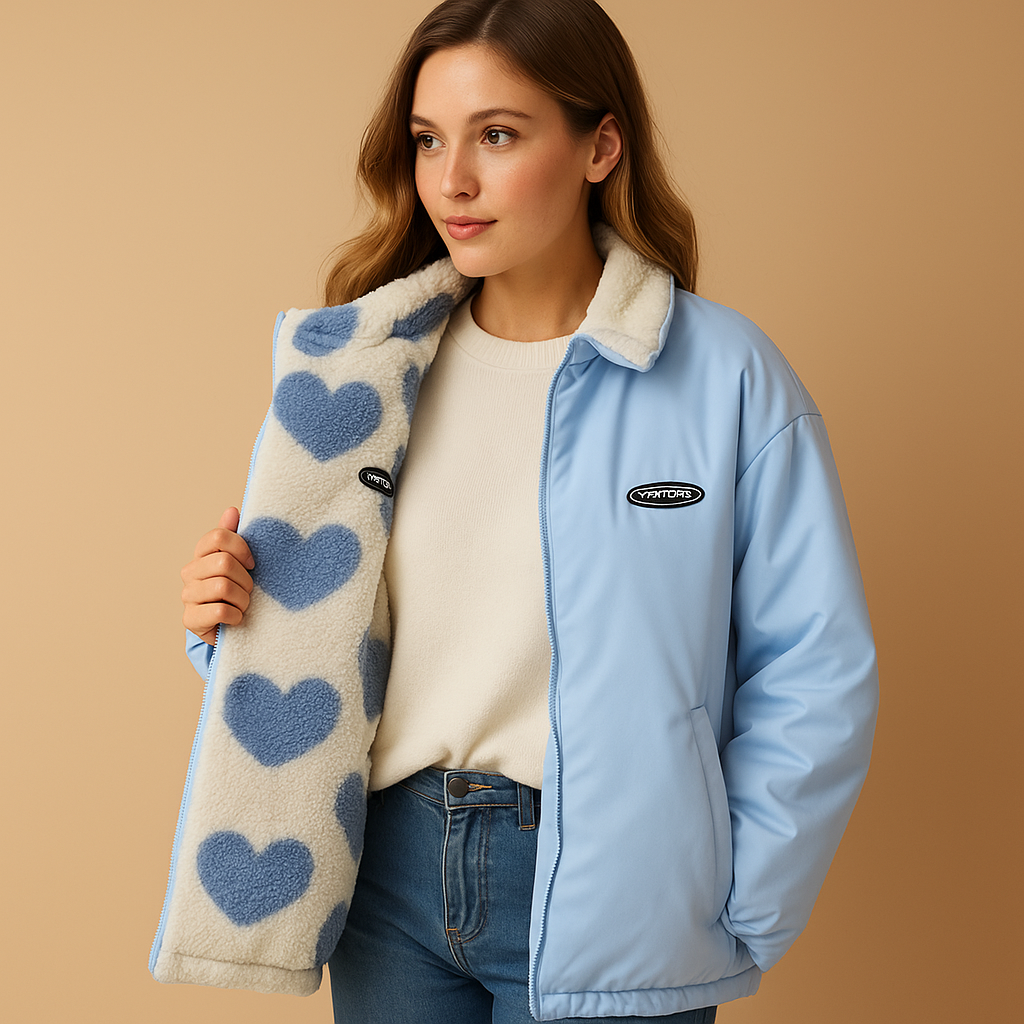 Reversible winter coat for women | Selene