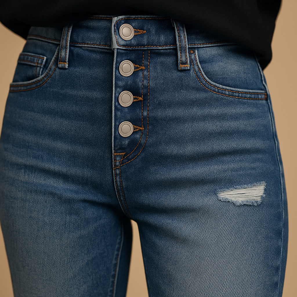 Ripped slim fit jeans for women | Ivy