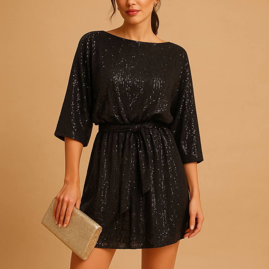Sequin evening dress for women | Brielle