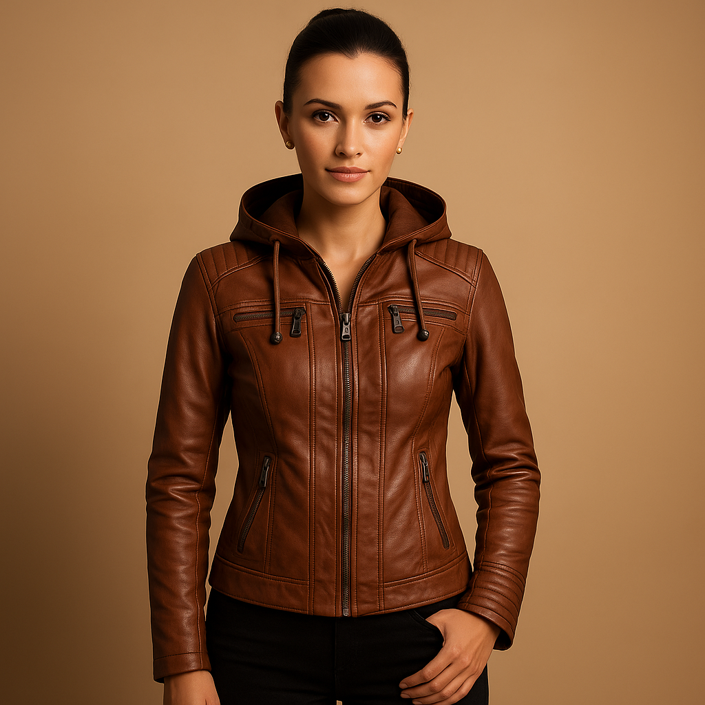 Short hooded jacket for women | Giselle
