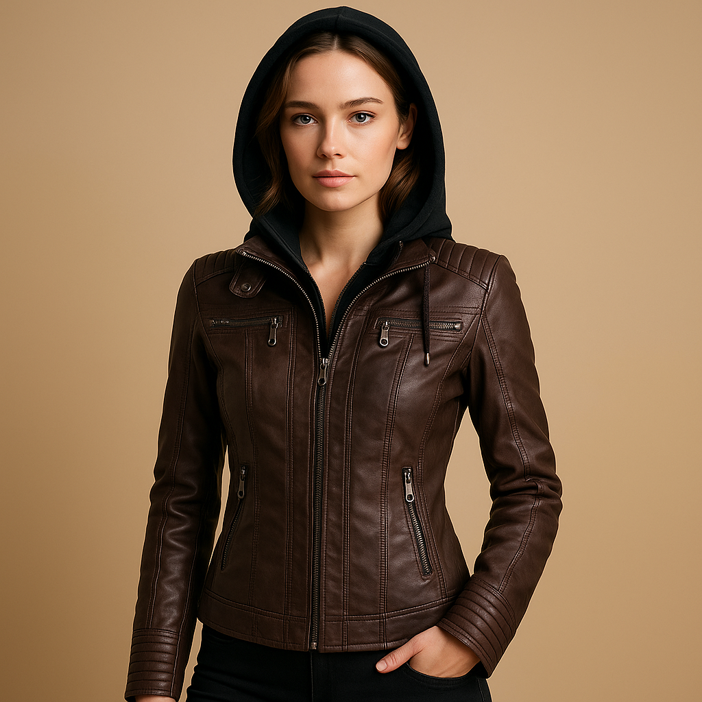 Short hooded jacket for women | Giselle