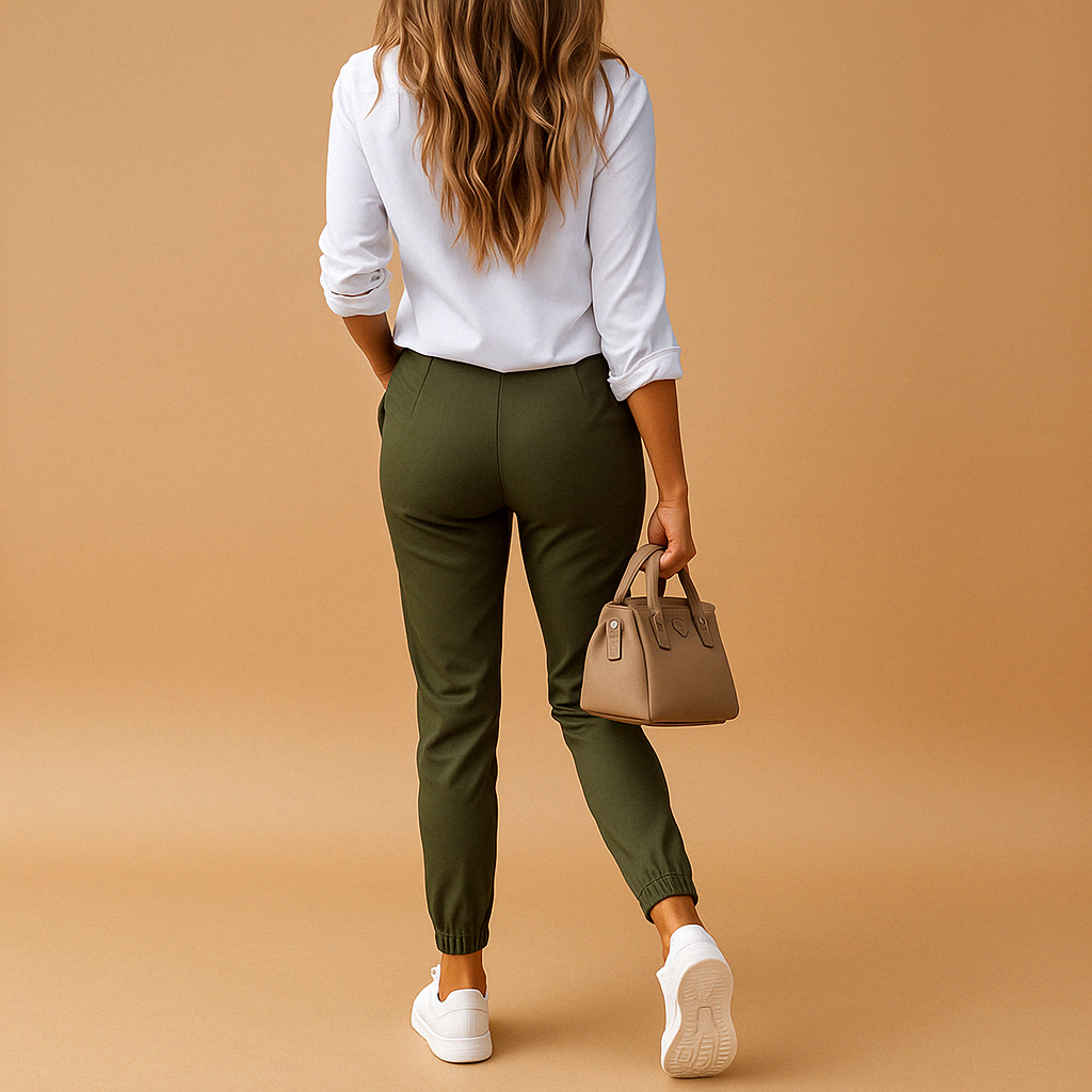 Slim fit chino pants for women | Hazel