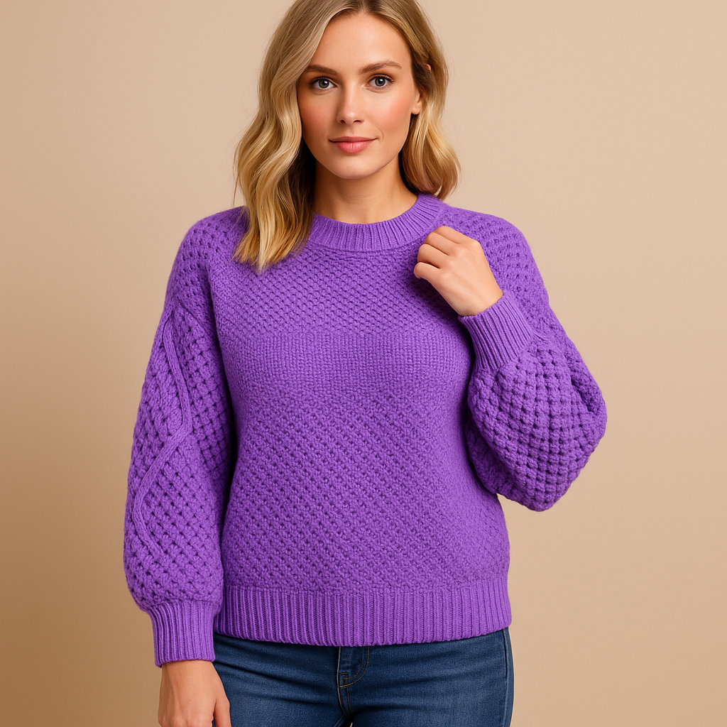 Soft knitted sweater for women | Hazel