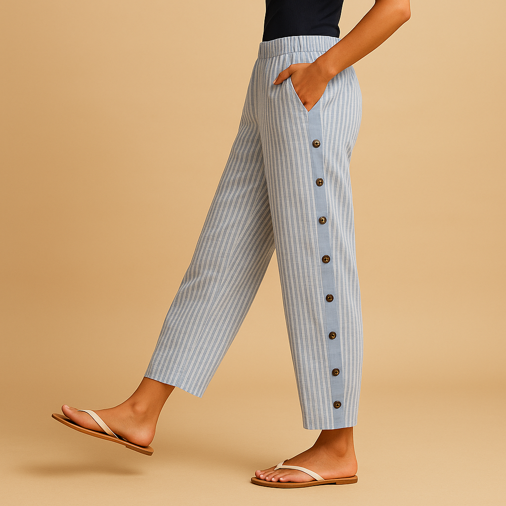 Striped elegant pants for women | Liana