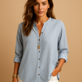Striped V-neck shirt for women | Felicity