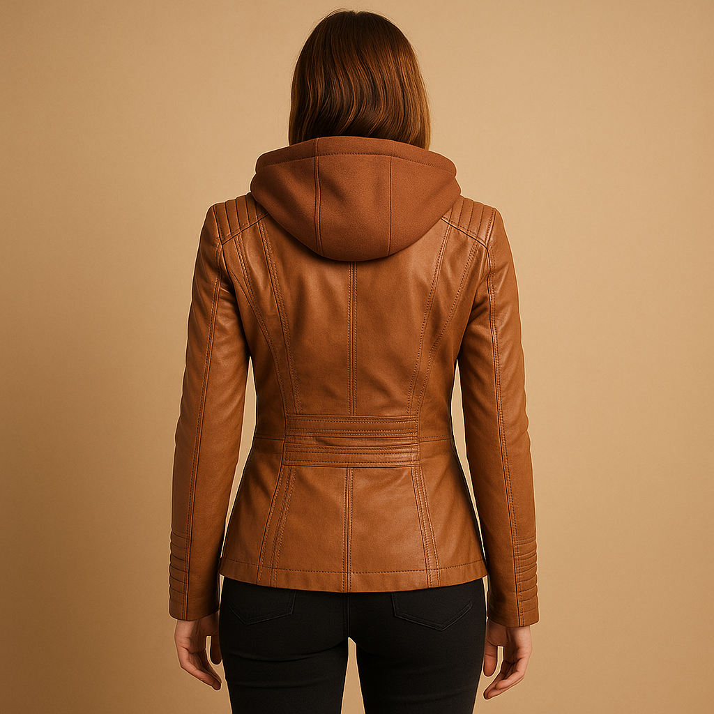Stylish summer jacket for women with removable hood | Clara