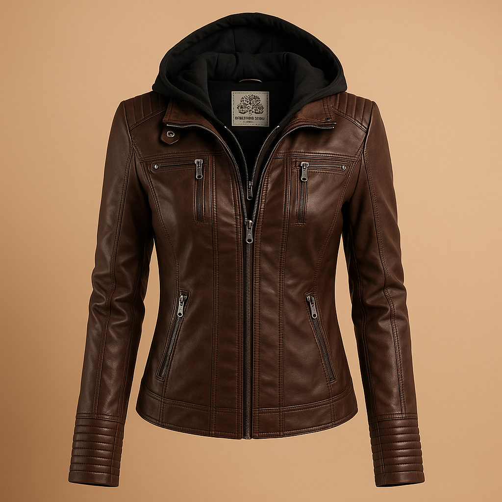 Stylish summer jacket for women with removable hood | Clara