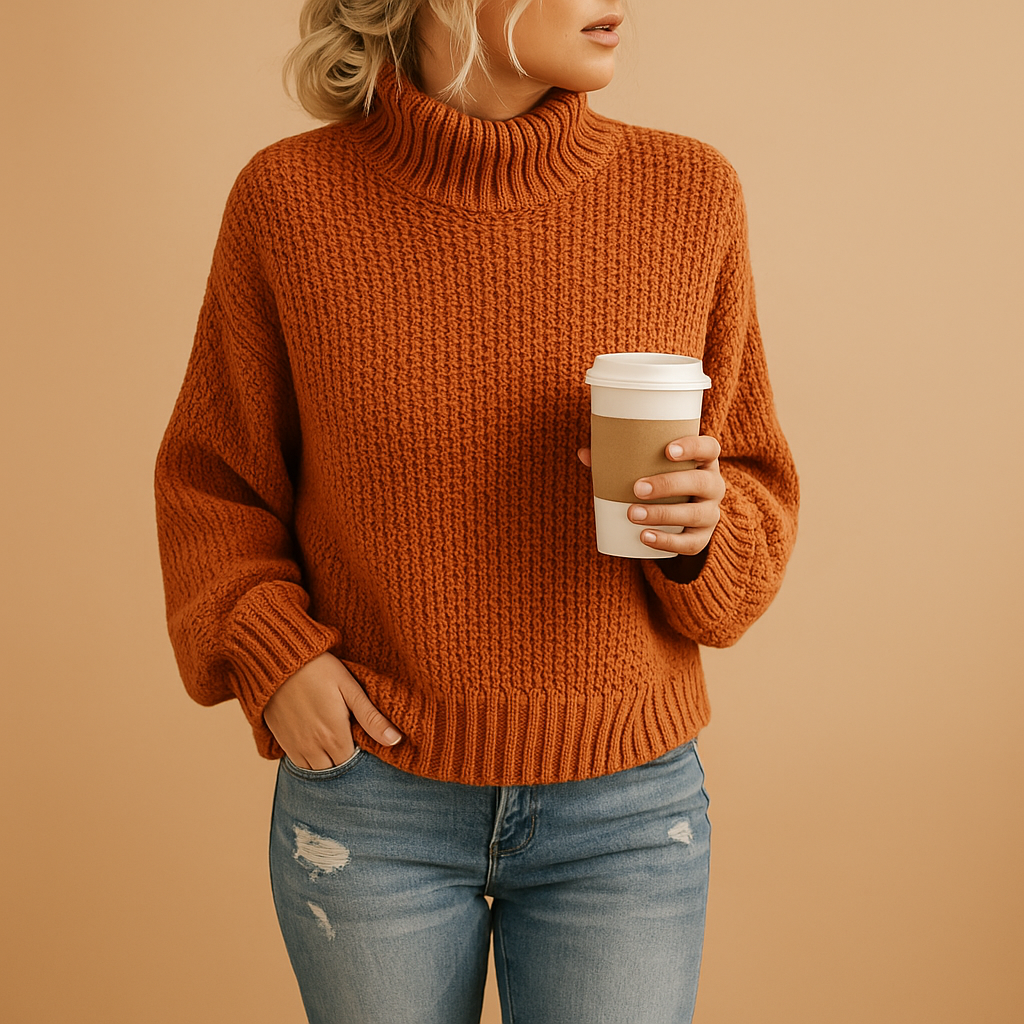 Timeless knitted sweater for women | Clara