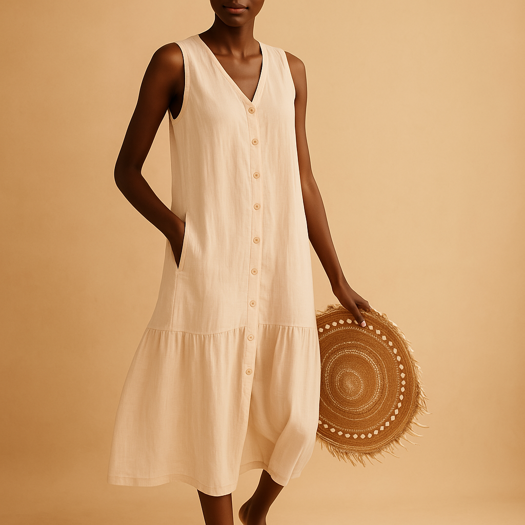 V-neck summer dress for women | Isla