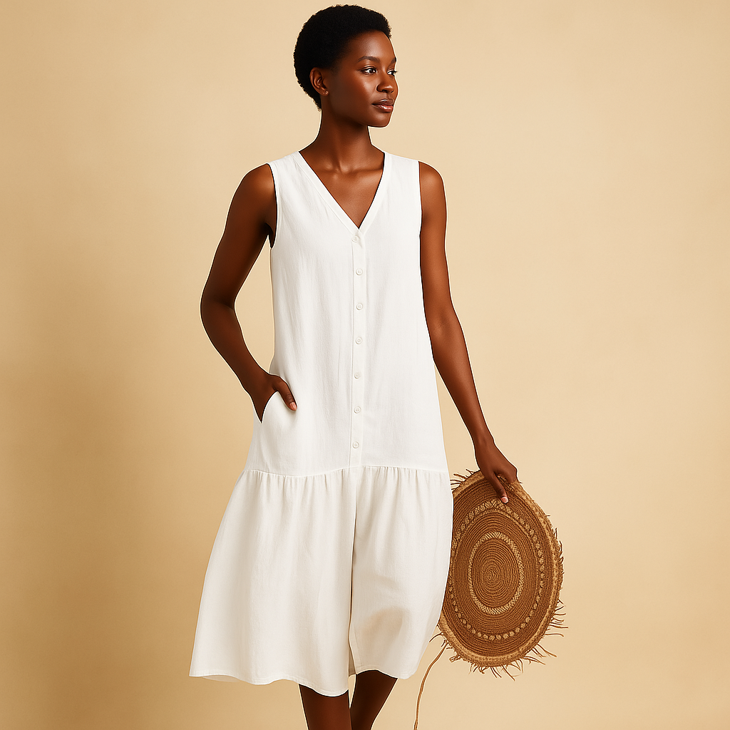 V-neck summer dress for women | Isla