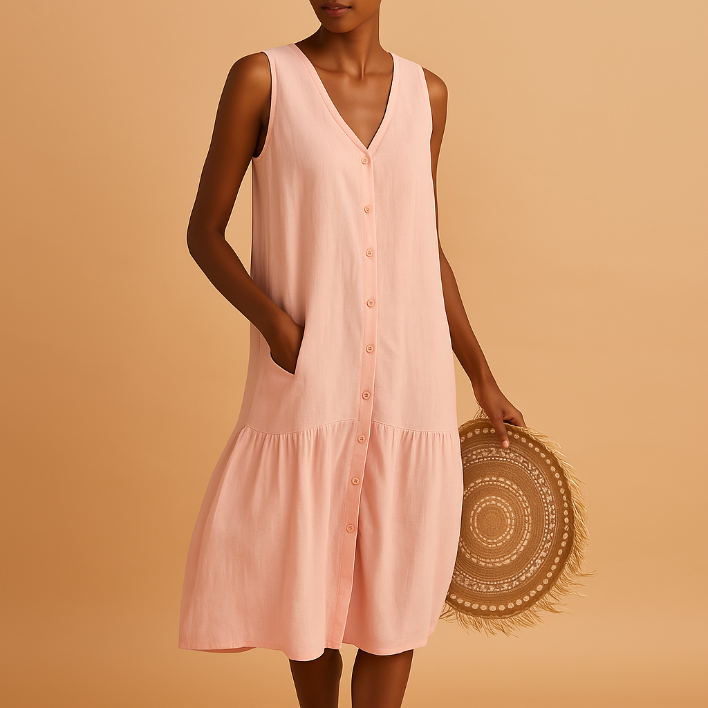 V-neck summer dress for women | Isla