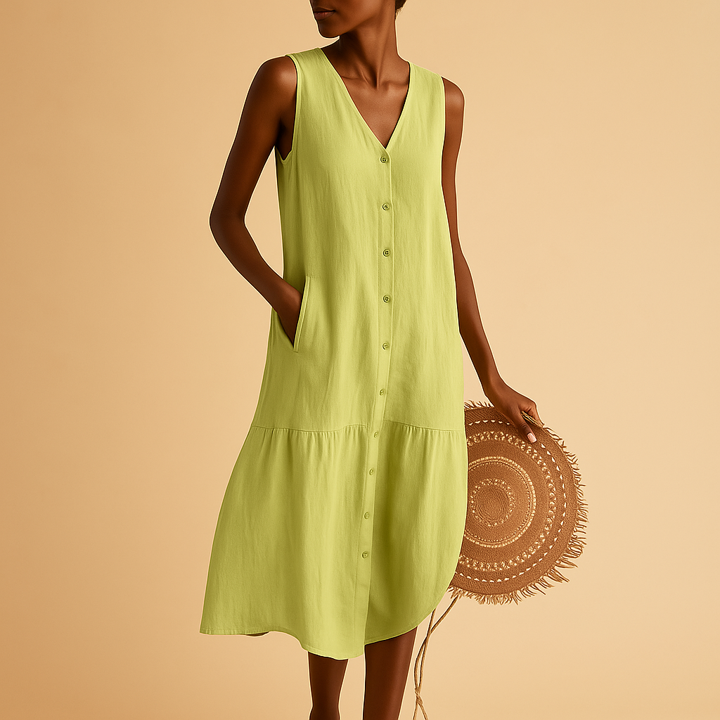 V-neck summer dress for women | Isla