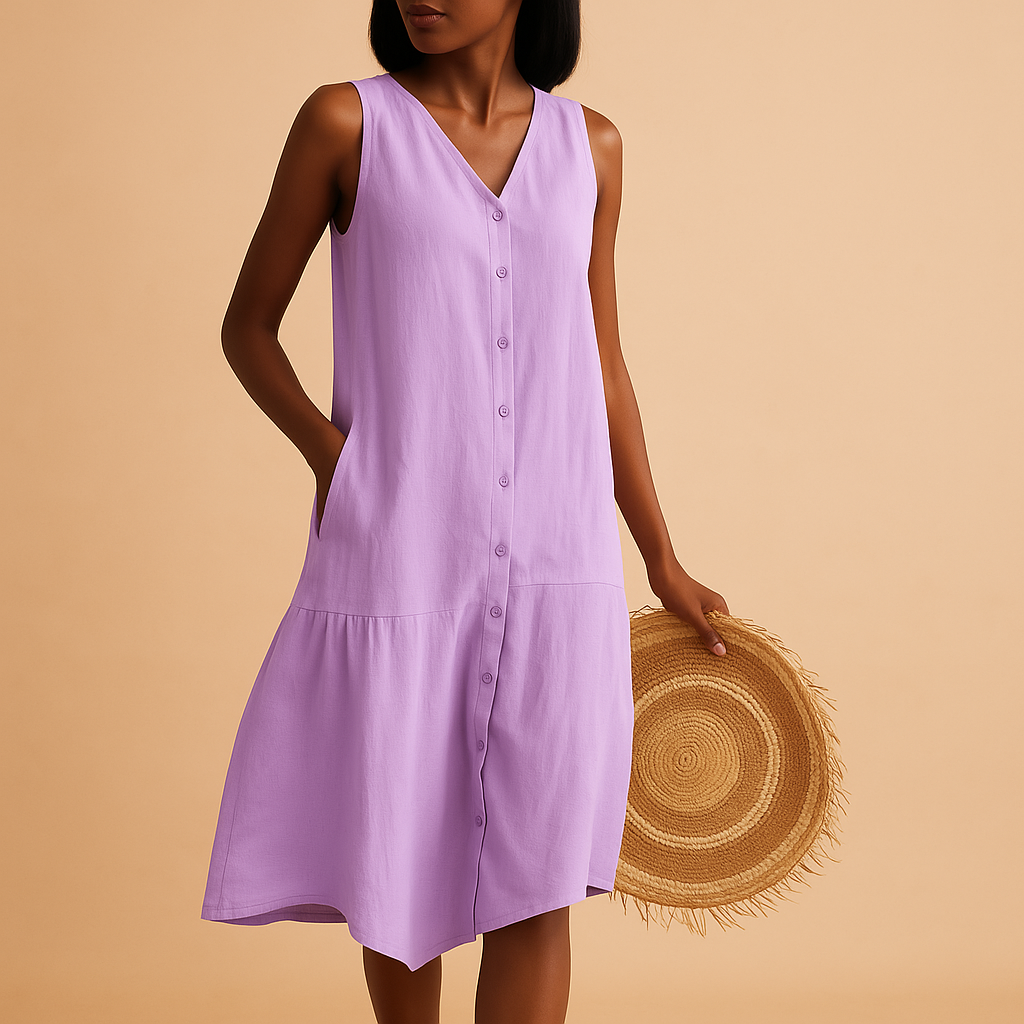 V-neck summer dress for women | Isla