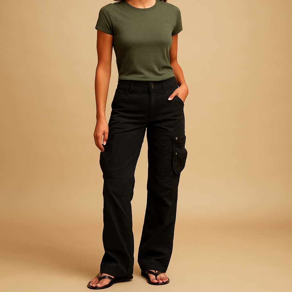 Versatile cargo pants for women | Harper