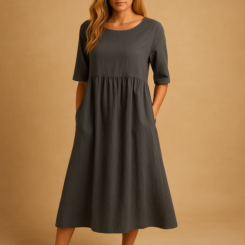 Vintage midi dress for women | Mila