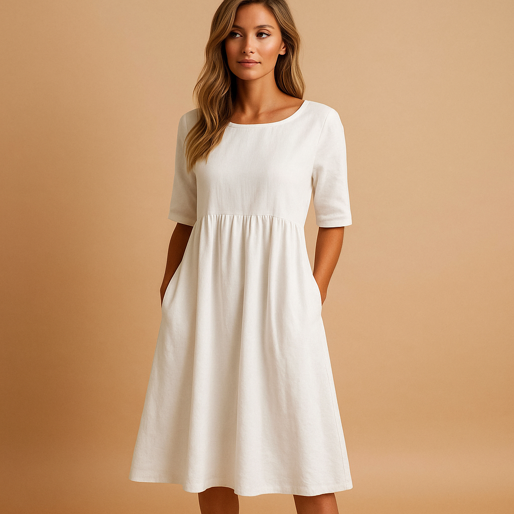 Vintage midi dress for women | Mila