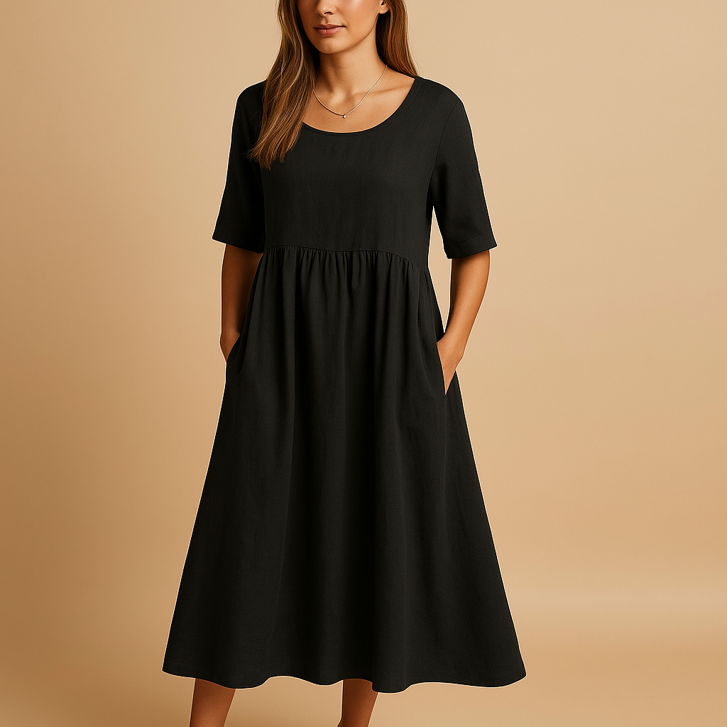 Vintage midi dress for women | Mila