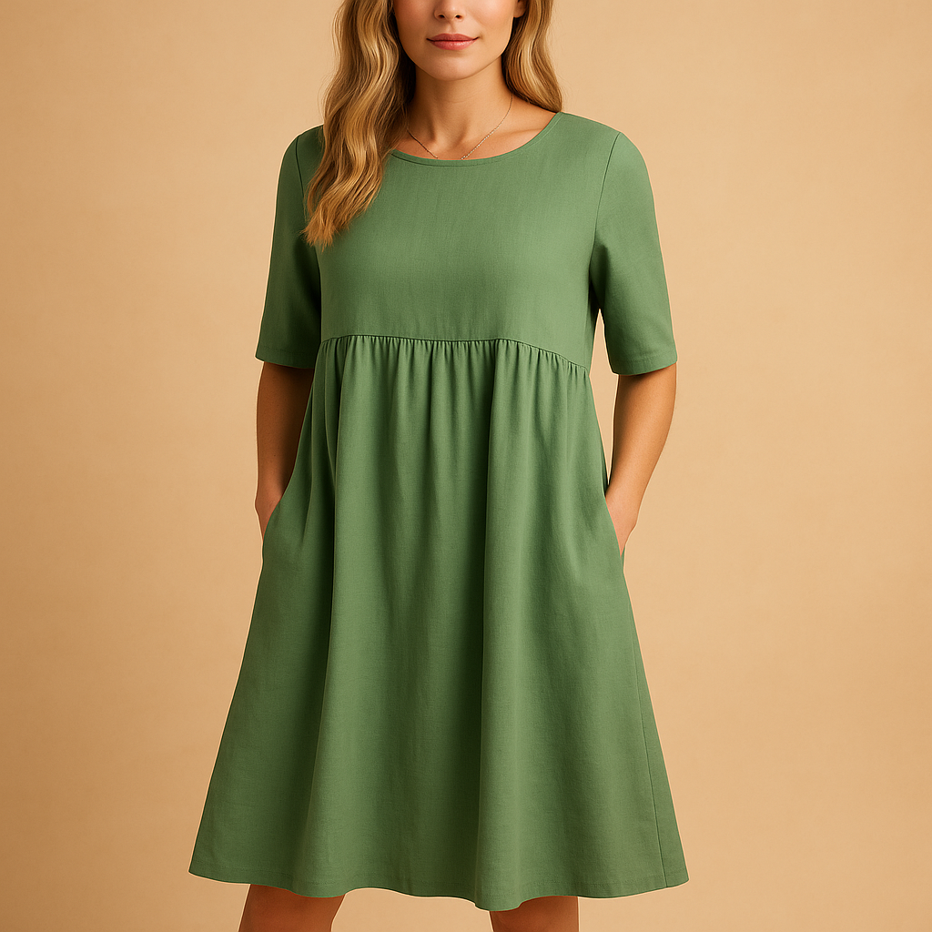 Vintage midi dress for women | Mila